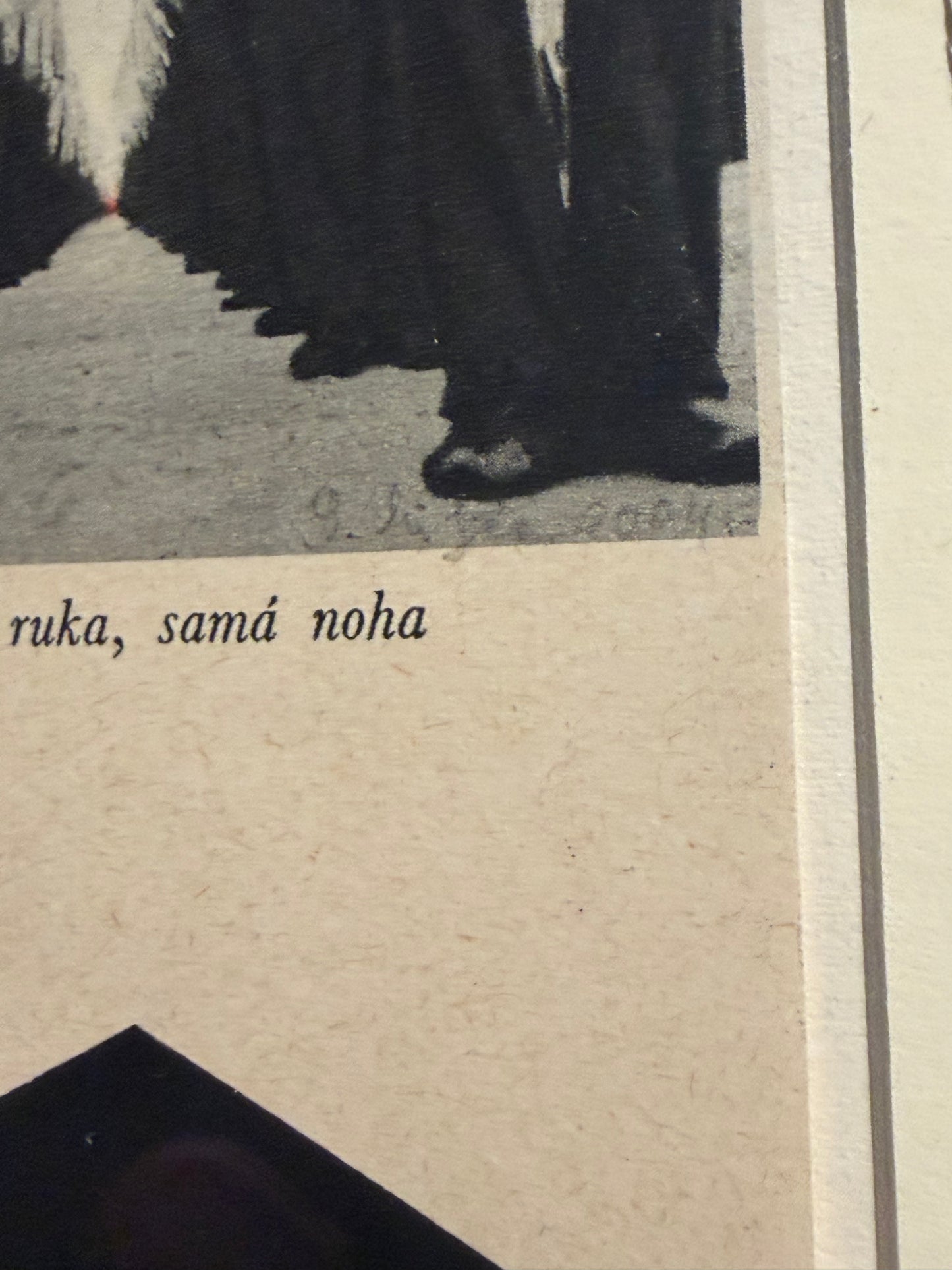 Svätopluk Mikyta – Samá ruka, samá noha – Originalcollage