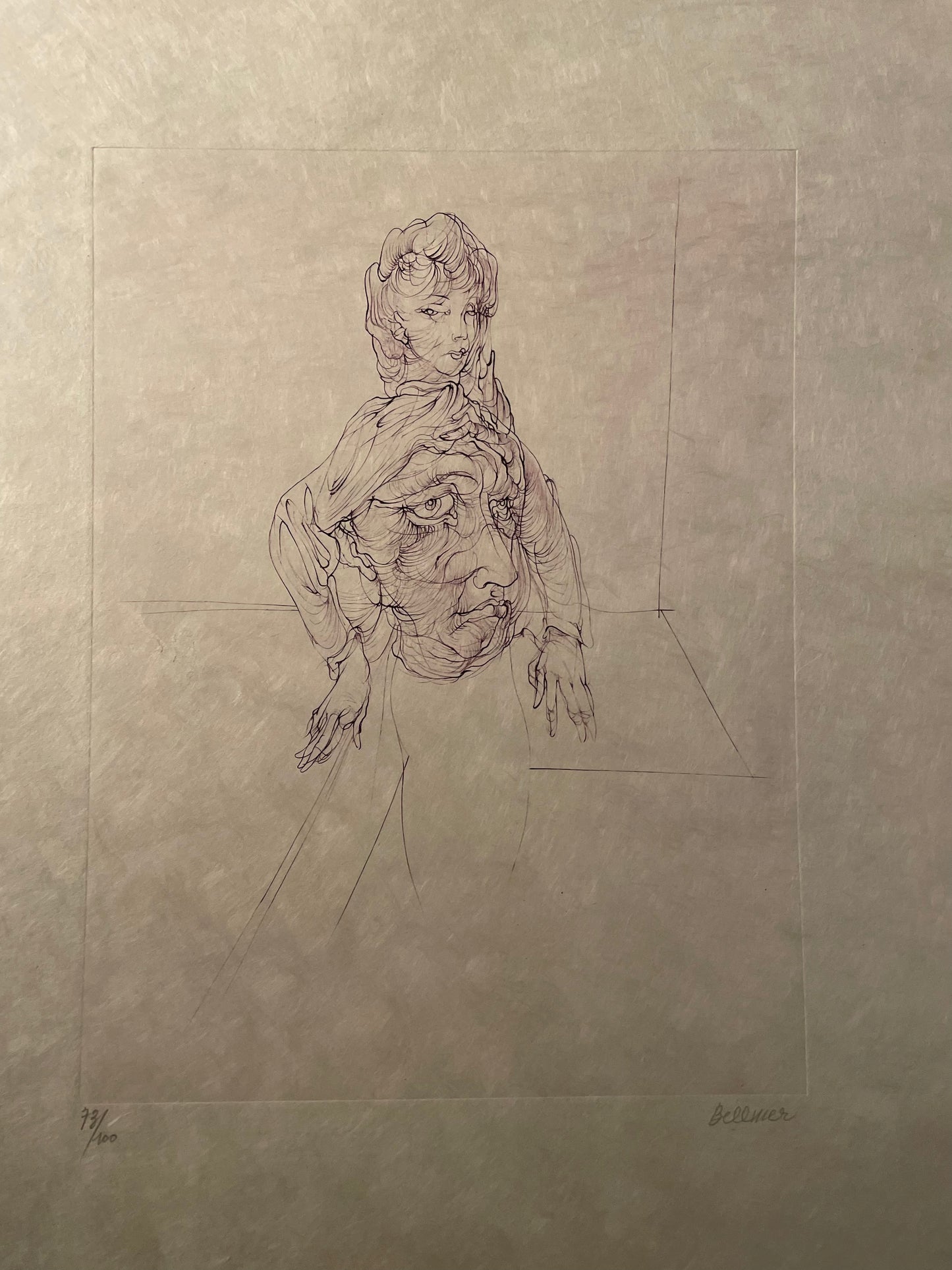 Hans Bellmer – "Chants de Maldoror" – 7 Radierungen (Konvolut)