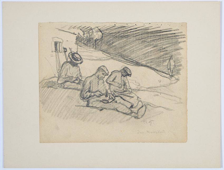Rudolf Gudden (1863-1935) – Konvolut von 8 Zeichnungen/Skizzen (1918-1927)