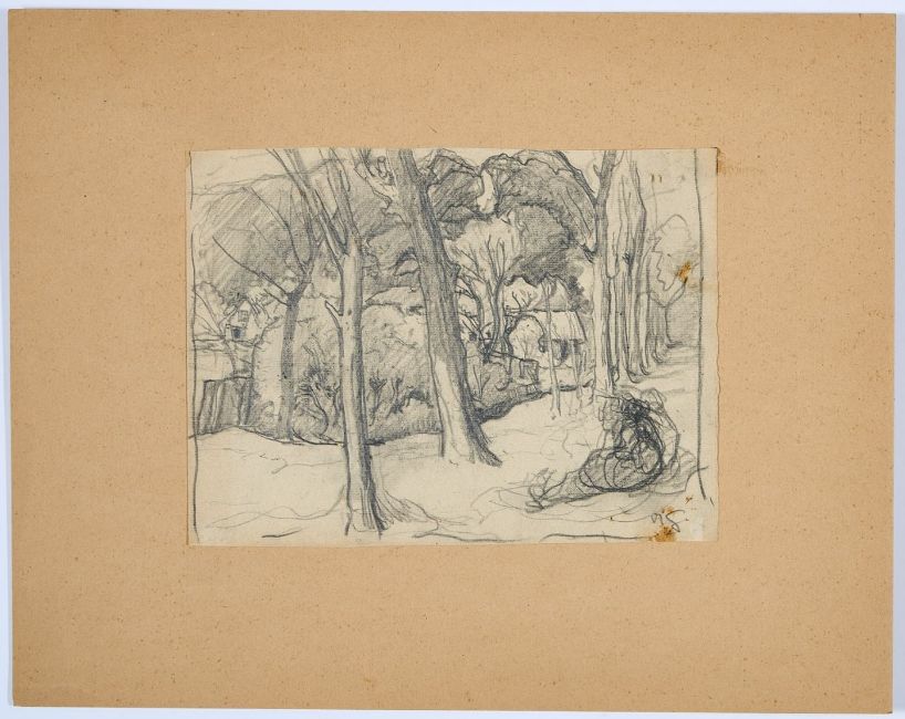 Rudolf Gudden (1863-1935) – Konvolut von 8 Zeichnungen/Skizzen (1918-1927)