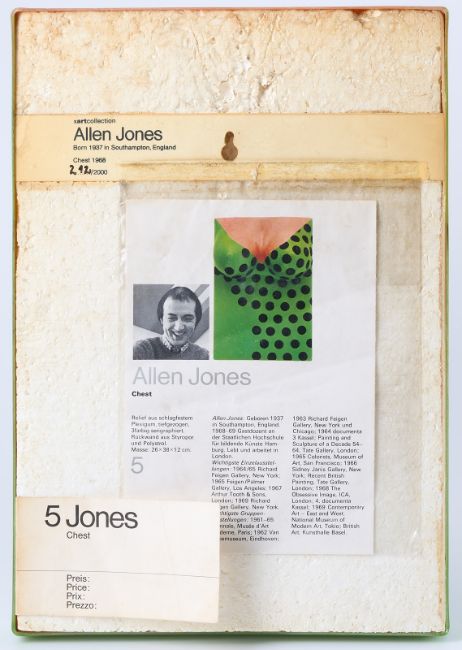 Allen Jones – "Chest" (1968) – Multiple 212/2000