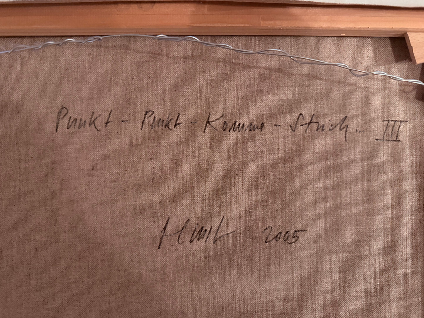 Rita Ernst – Punkt-punkt,komma-strich III