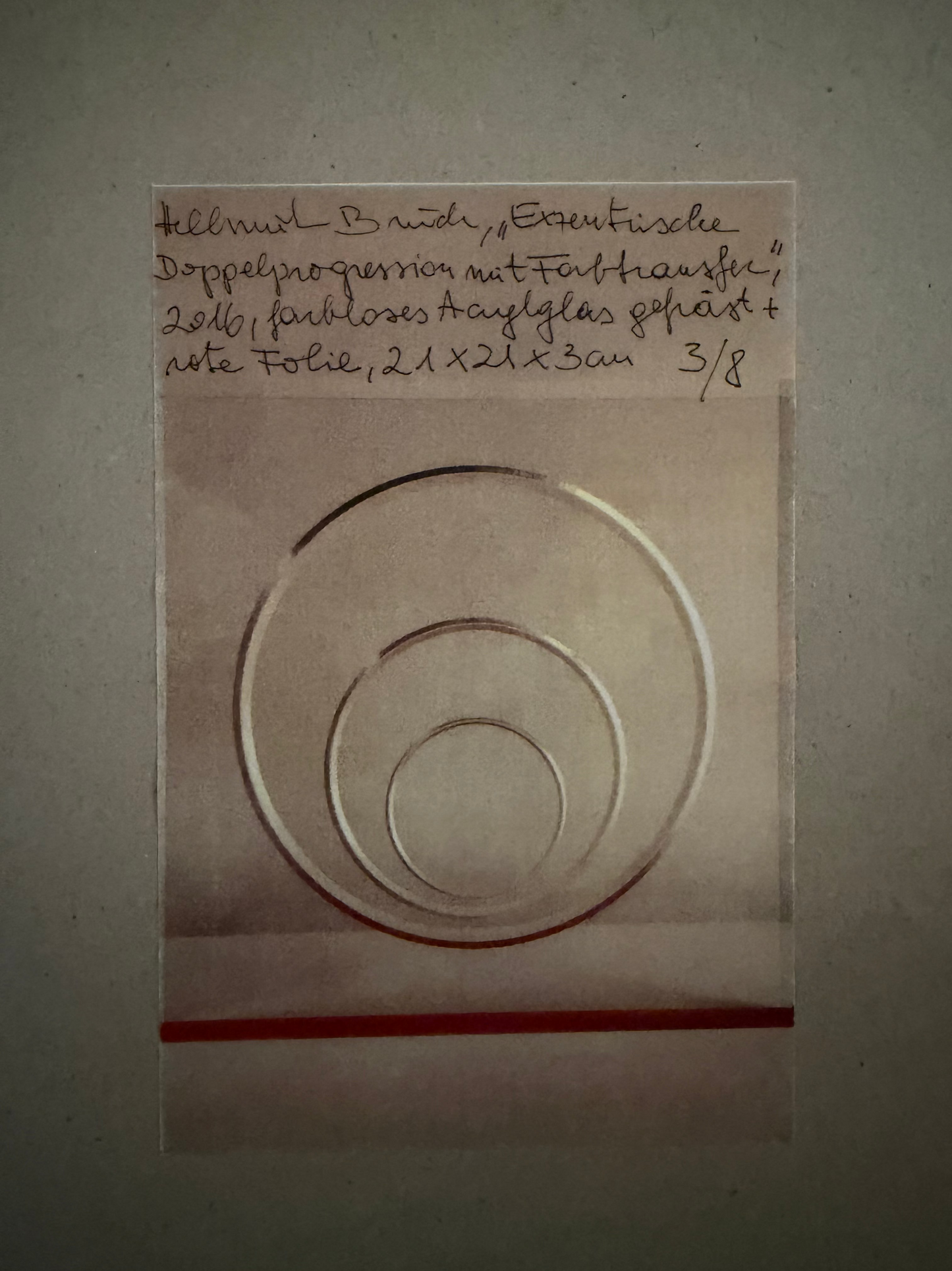 Hellmut Bruch / Exzentrische Doppelprogression mit Farbtransfer