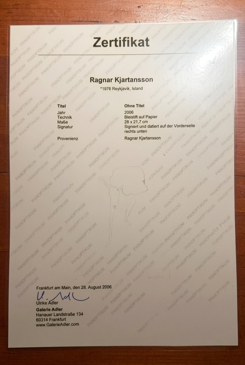 Ragnar Kjartansson – Ohne Titel (Gebeugte Figur), 2006