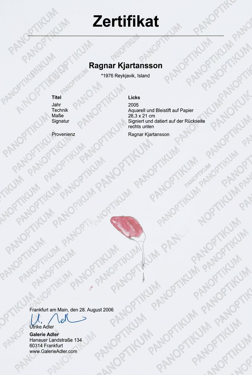 Ragnar Kjartansson – Licks, 2005