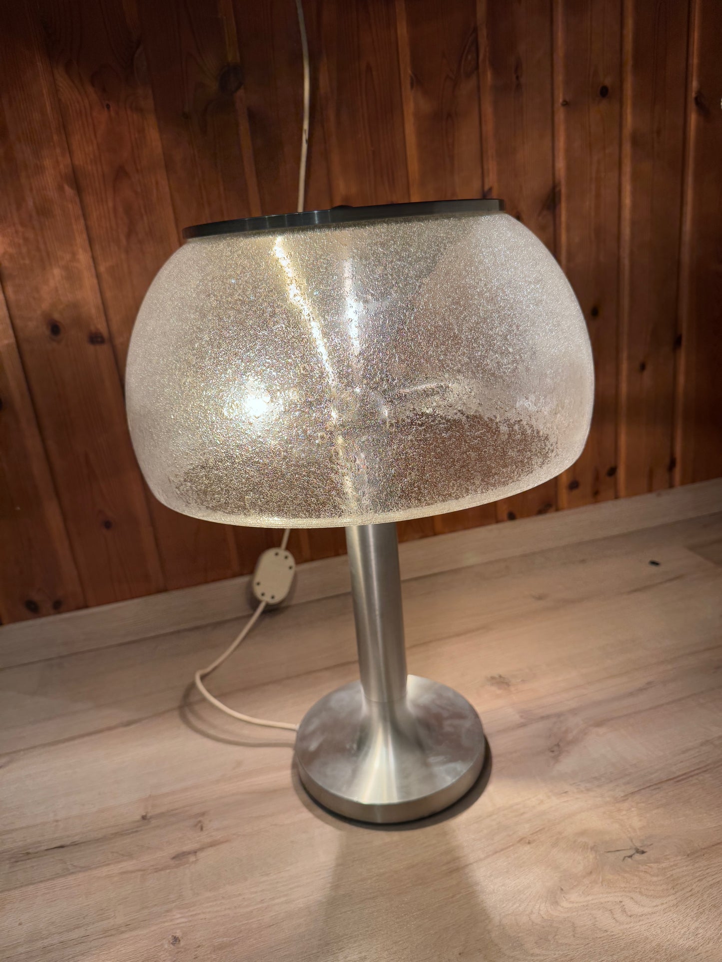 Mid-Century Space Age Mushroom Typ 60 Tischlampe von Temde, Schweiz 1960er