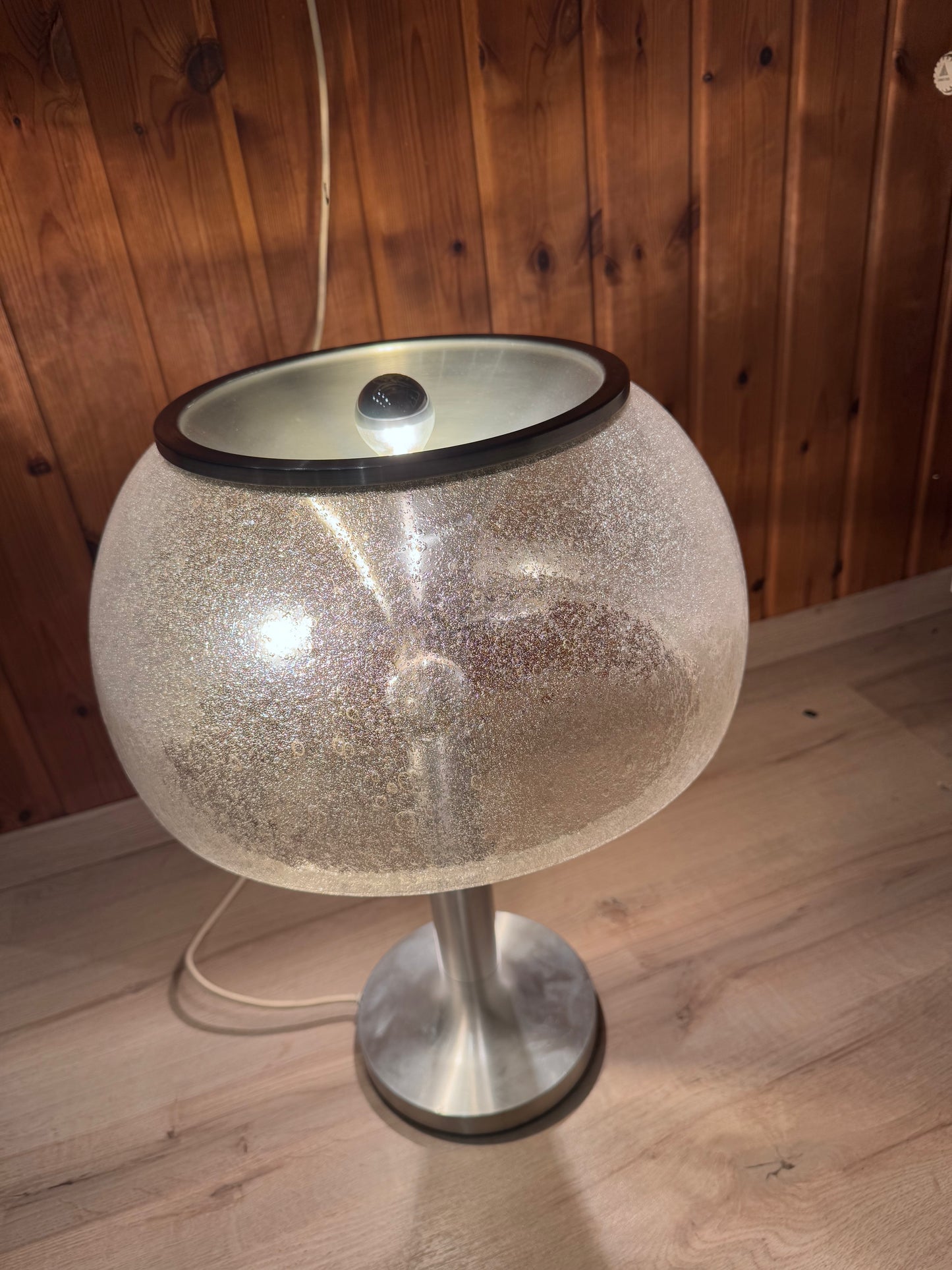 Mid-Century Space Age Mushroom Typ 60 Tischlampe von Temde, Schweiz 1960er