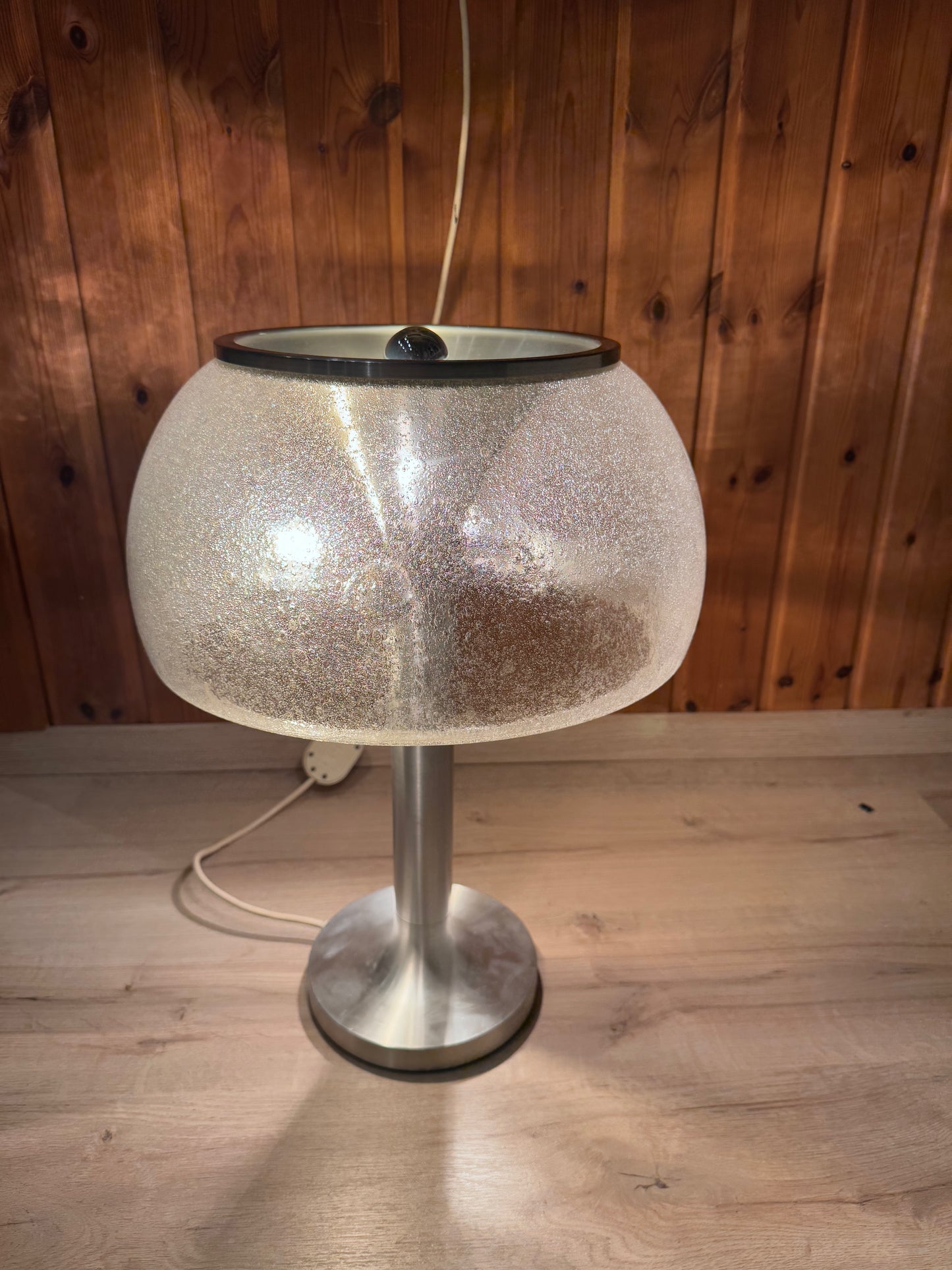 Mid-Century Space Age Mushroom Typ 60 Tischlampe von Temde, Schweiz 1960er