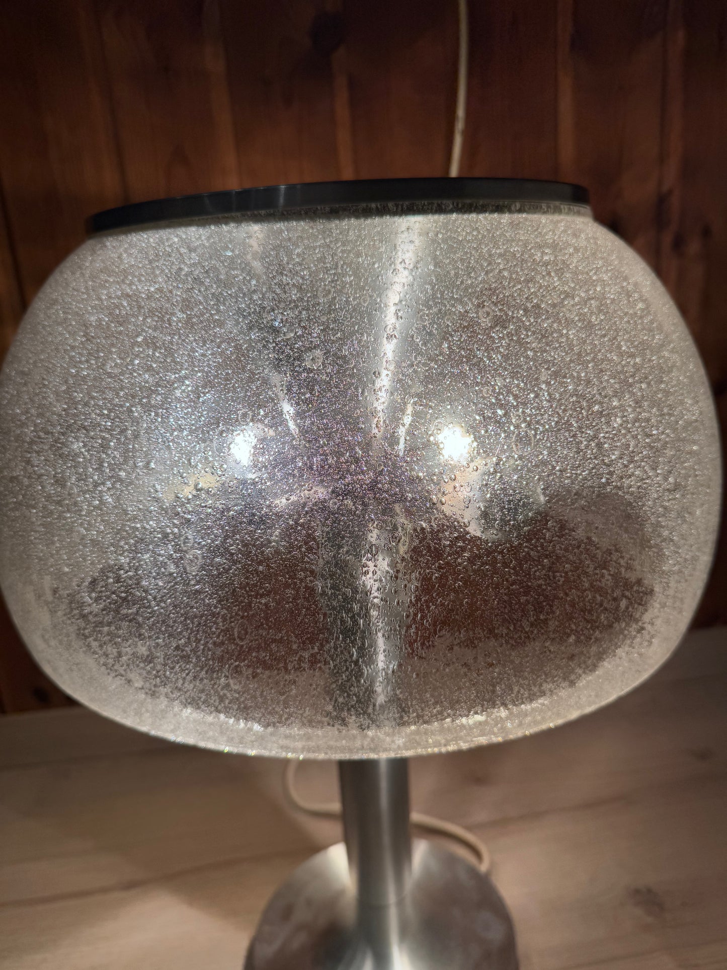 Mid-Century Space Age Mushroom Typ 60 Tischlampe von Temde, Schweiz 1960er