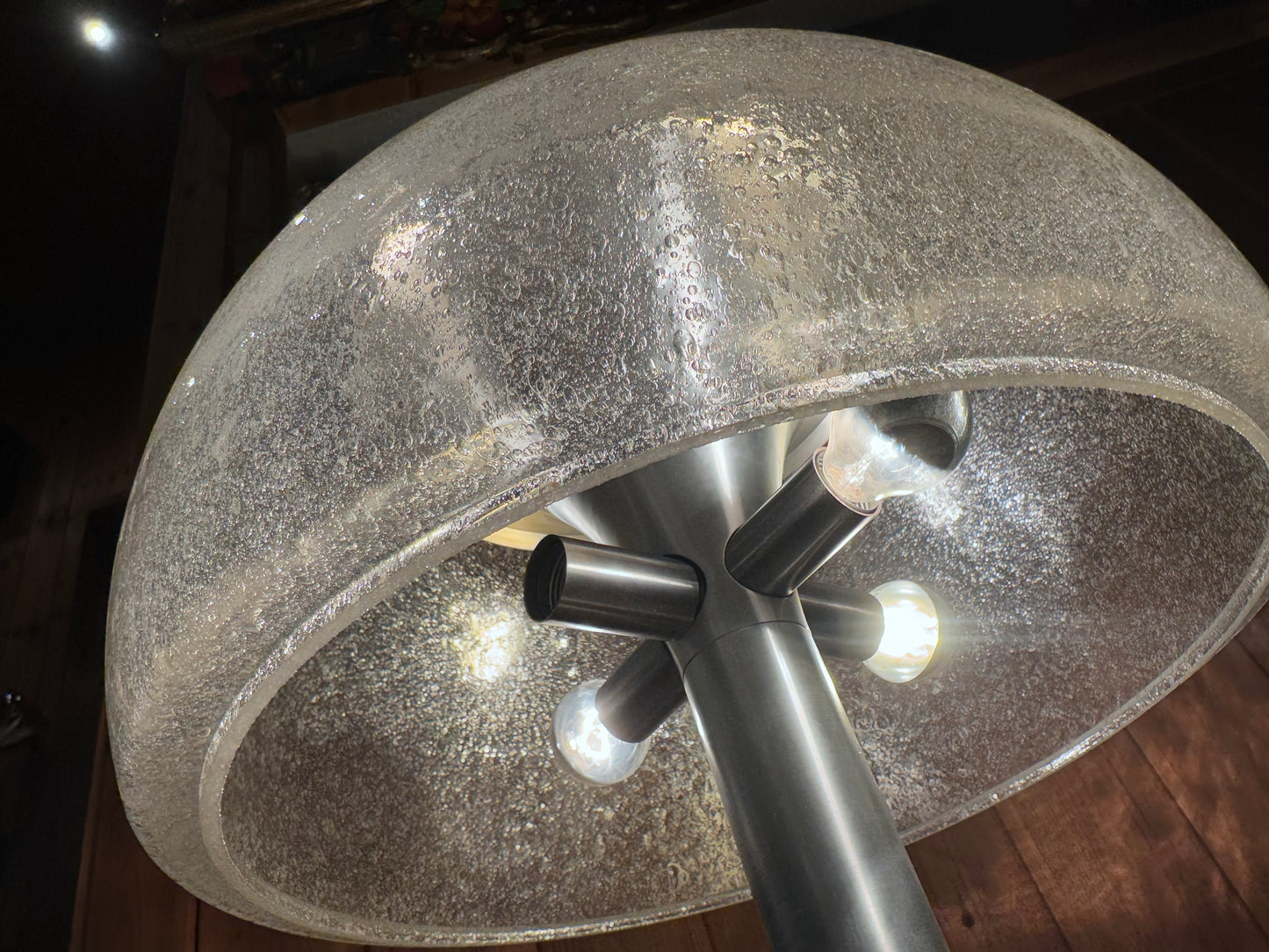 Mid-Century Space Age Mushroom Typ 60 Tischlampe von Temde, Schweiz 1960er