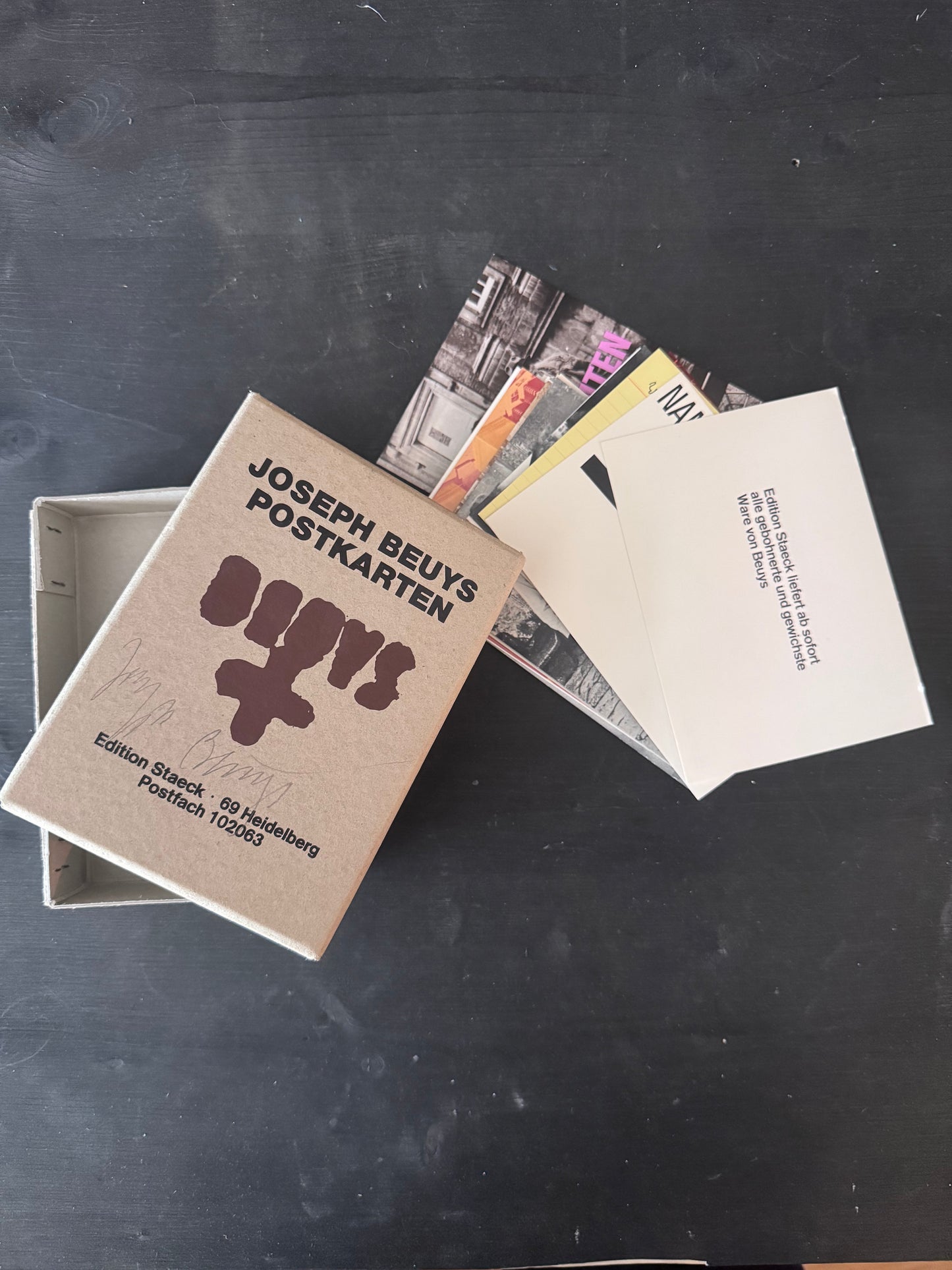 Joseph Beuys Postkarte Edition Staeck politische Kunst demokratisches Format
