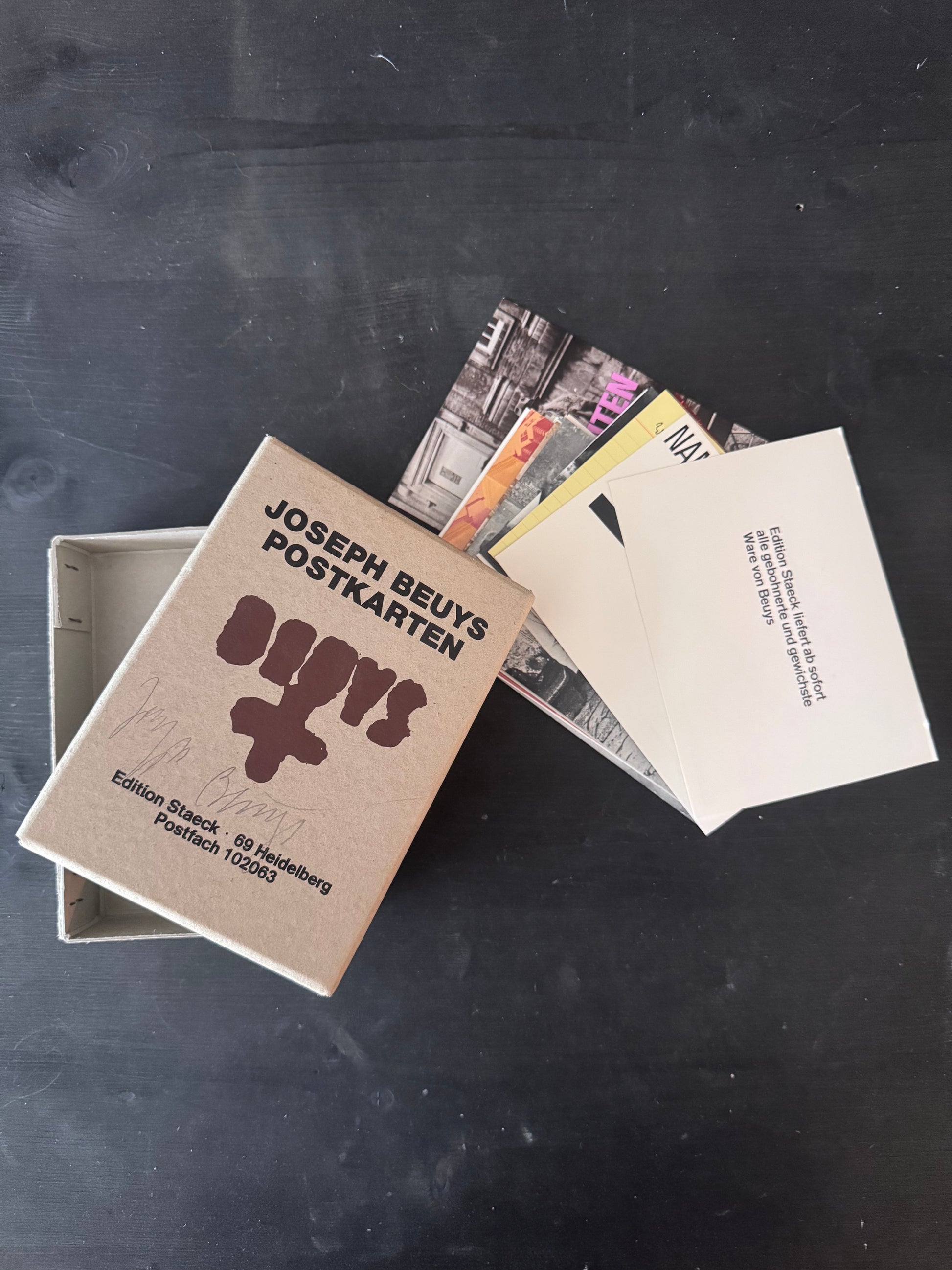 Joseph Beuys Postkarte Edition Staeck politische Kunst demokratisches Format