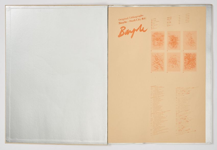 Thomas Bayrle – "Stadt-City-Toshi" – 6 Lithografien (1977)