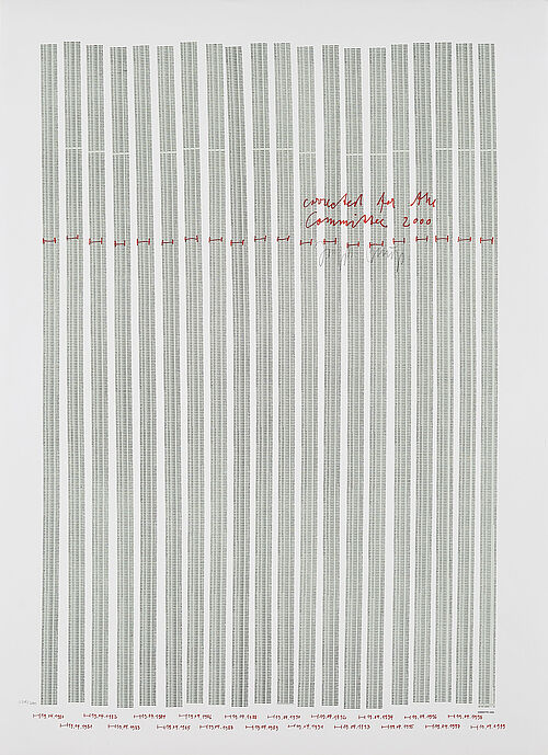 Joseph Beuys Countdown 2000 Multiple 1981 Farboffset signiert nummeriert
